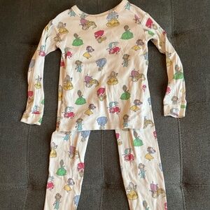 EUC Baby Gap & Disney Princess Pajama Set Size 5